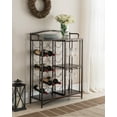 thumbnail image 1 of Ashton Brushed Copper Metal Wine Rack Display Stand, Transitional, 1 of 3