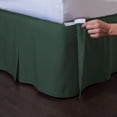 thumbnail image 1 of Ashton Detachable Bedskirt (Full Size, Hunter Green, 14" Drop) - Easy on/Easy Off Pleated Bed Skirt, 1 of 2