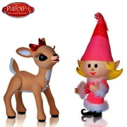 The Ashton-Drake Galleries Rudolph the Red-Nosed Reindeer Figure Collection Issue #4 Clarice And The Girl Elf Hand-Painted Christmas Decoration 11 Scale with Authentic Costuming 13-Inches