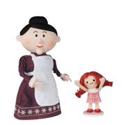 The Ashton-Drake Galleries Rudolph the Red-Nosed Reindeer Figure Collection Issue #6 Mrs. Claus and Dolly Limited Edition Christmas Decorations 6-Inches