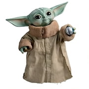 The Ashton-Drake Galleries Star Wars Grogu 11 Scale Poseable Portrait Figure Official Licensed Mandalorian Collectible Statue Hand-Painted Life-Size Baby Yoda Display Figure 15-inches