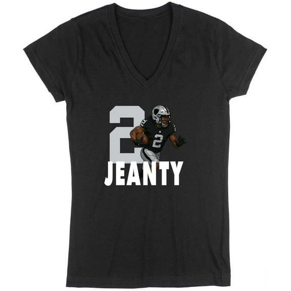 Ashton Jeanty 2 Las Vegas LADIES V-NECK Shirt T-Shirt