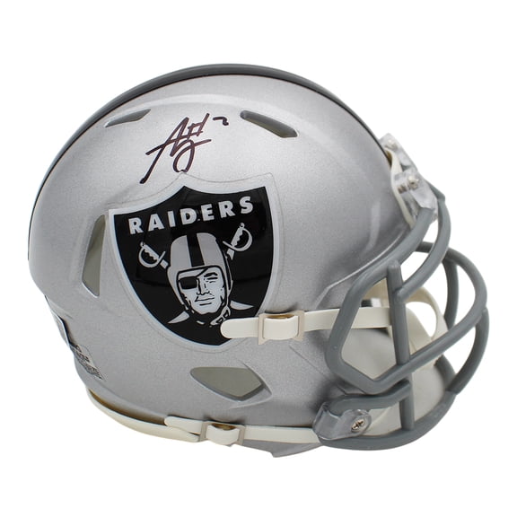 Ashton Jeanty Autographed/Signed Las Vegas Speed Football Mini Helmet
