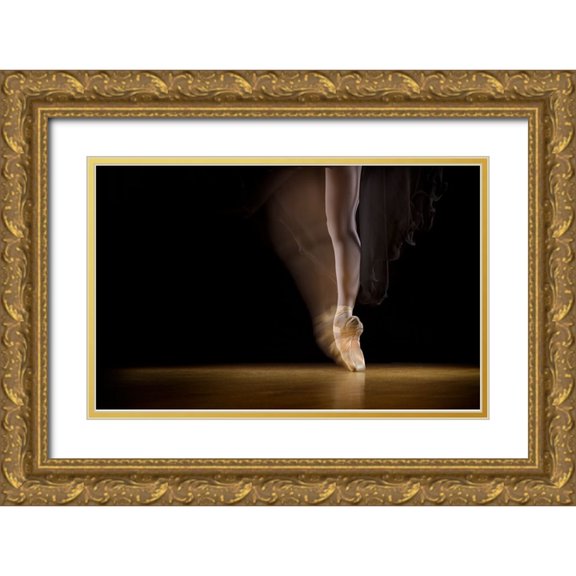 Ashton-Jones, Howard 18x13 Gold Ornate Wood Framed with Double Matting Museum Art Print Titled - Spin