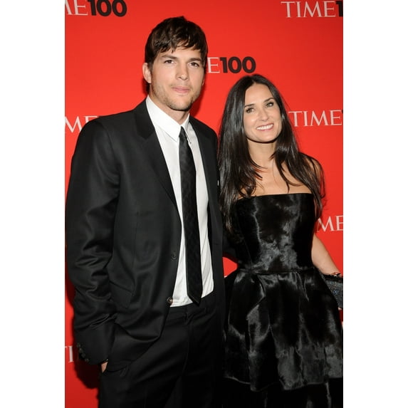 Ashton Kutcher Demi Moore At Arrivals For Time 100 Most Influential People In The World Annual