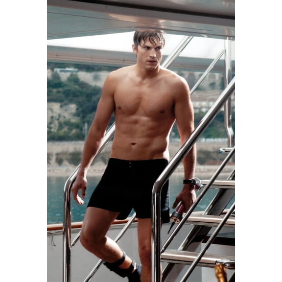 Ashton Kutcher Poster 24inx36in (61cm x 91cm) Art Poster 24x36 Multi-Color Square Adults Poster Time