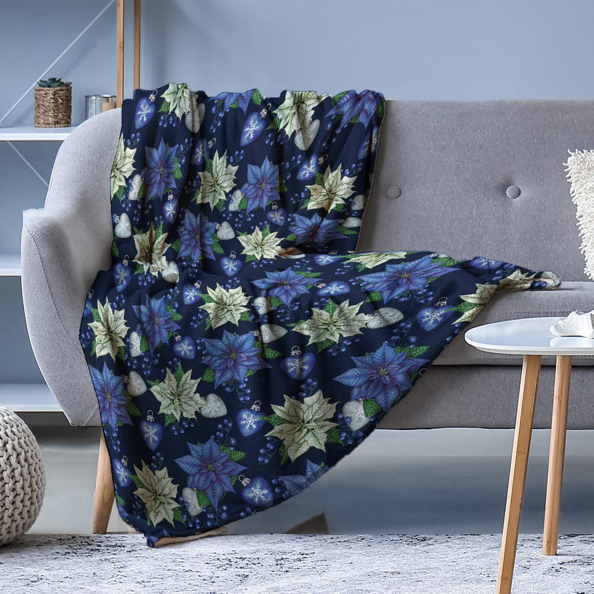 Blue River Plush Throw