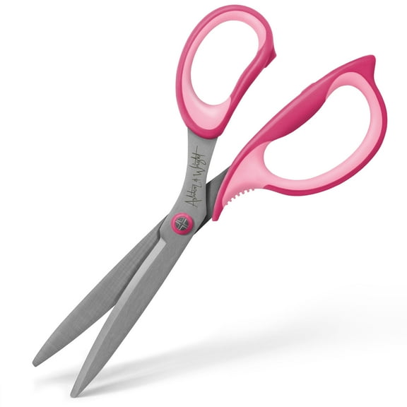 Ashton and Wright - Precision SG - Soft Grip Scissors - 210mm / 8” - Steel Blades - Pink - Right-Handed
