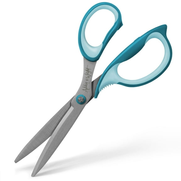 Ashton and Wright - Precision SG - Soft Grip Scissors - 210mm / 8” - Steel Blades - Teal - Right-Handed