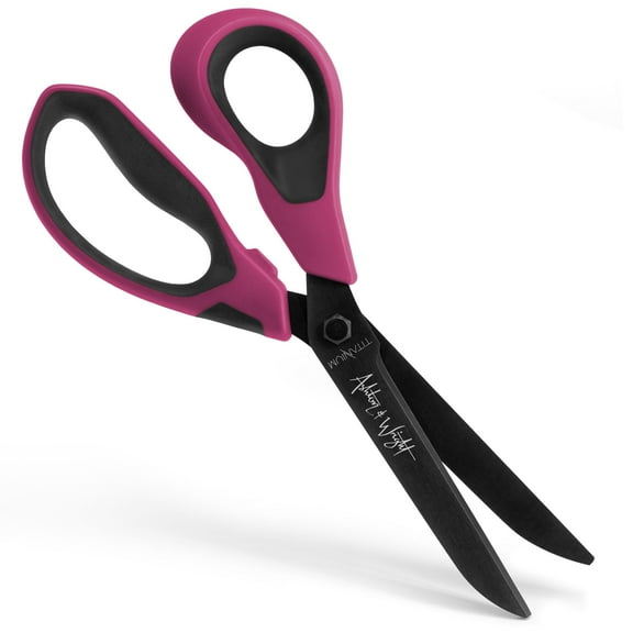 Ashton and Wright - Titanium HD - Heavy Duty Scissors 210mm / 8” - Titanium Coated Blades - Purple - Left-Handed