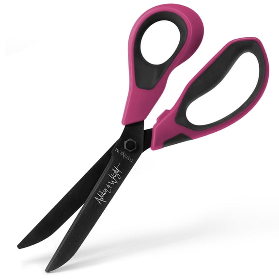 Ashton and Wright - Titanium HD - Heavy Duty Scissors 210mm / 8” - Titanium Coated Blades - Purple - Right-Handed