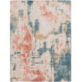 thumbnail image 1 of Ashton woods Home Dizleins 5'3" x 7' Ivory Abstract Polypropylene Indoor Area Rug, 1 of 7