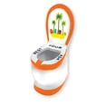 thumbnail image 1 of Ashtray Ceramic Toilet Funny Novelty Ashtrays 'Rest Your Ash' Cigarette or Cigar Ashtray - Great Gag Gifts for Men, White Elephant Gift, Secret Santa (Orange), 1 of 1