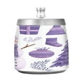 thumbnail image 1 of Ashtray Home Ashtrays Cigar Ashtray Smokeless Ashtray Fashionable and Durable Purple Christmas Snowman, 1 of 7
