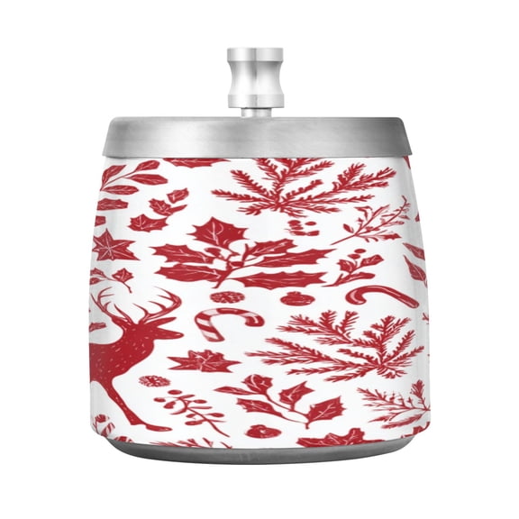 Ashtray Home Ashtrays Cigar Ashtray Smokeless Ashtray Fashionable and Durable Red Christmas Deer
