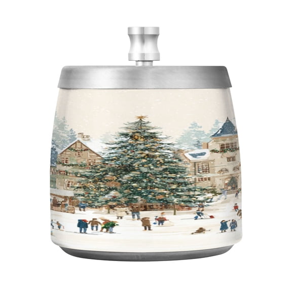 Ashtray Home Ashtrays Cigar Ashtray Smokeless Ashtray Fashionable and Durable Romantic Christmas House Beautiful