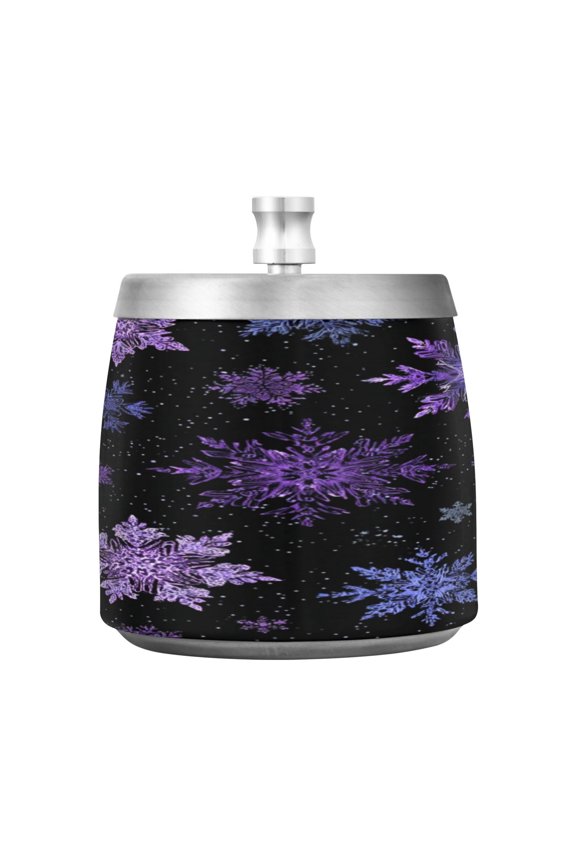 Ashtray Home Ashtrays Cigar Ashtray Smokeless Ashtray Fashionable and Durable Snowflakes