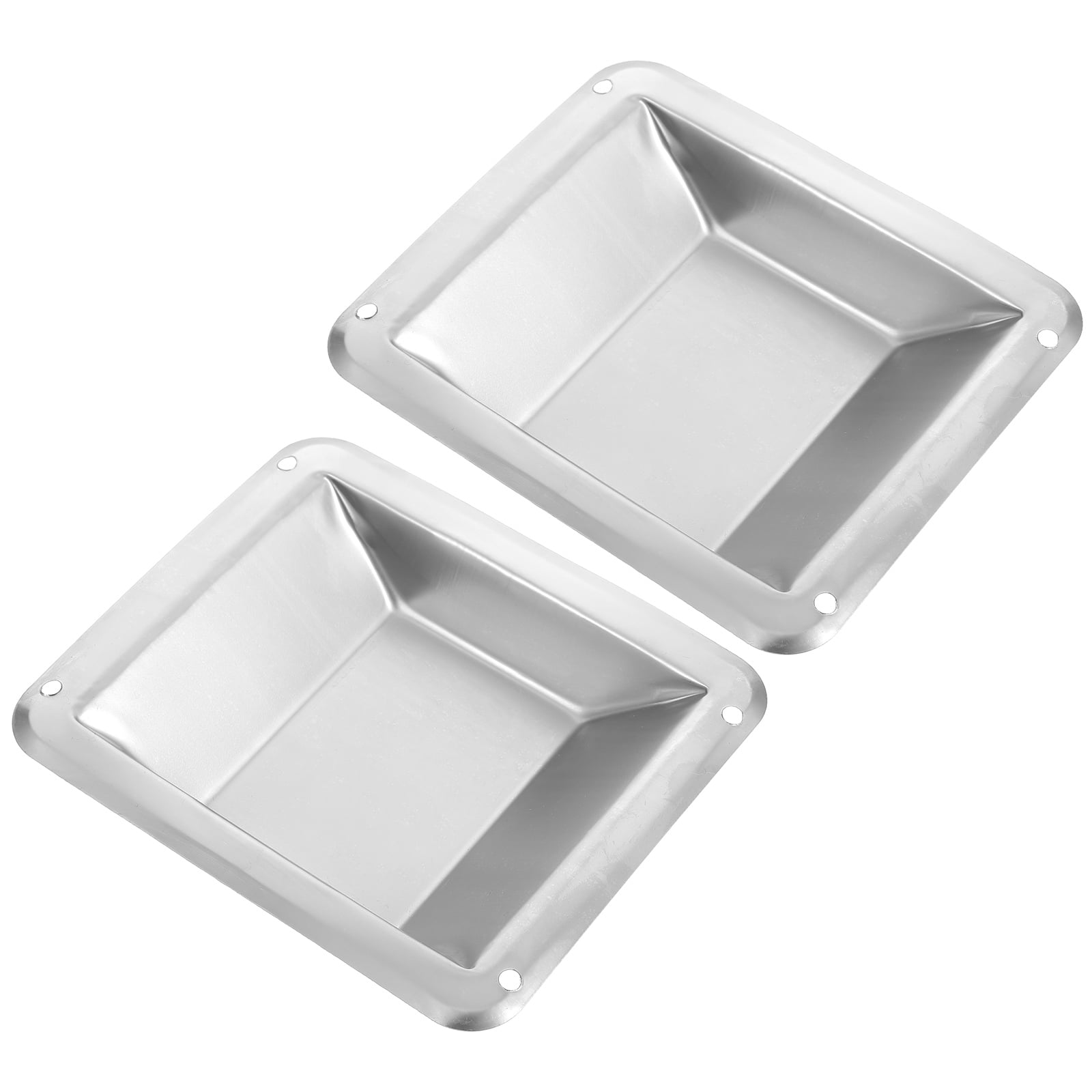 Ashtray Small Portable Stainless Steel Trashcan Mini Desktop