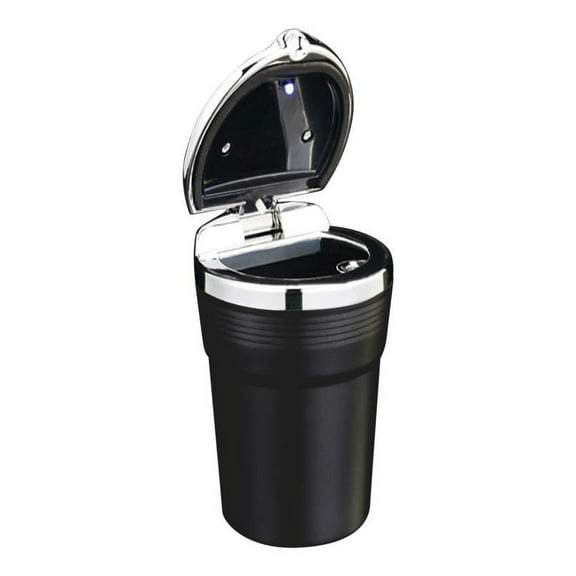 Ashtray Vehicle Ashtray With LED Light Vehicle Metal Ashtray Stainless Steel Cool Ashtrays Car Ashtrays for Cup Holder Smell Proof