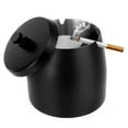 thumbnail image 1 of Ashtrays,Outdoor Ashtray with Lid - Ashtray for Outside Patio, Stainless Steel Windproof Smokeless Ash Tray for Balcony, Ashtrays for Smokers Home Office Decoration, 1 of 4