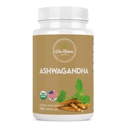 Ashwagandha Capsules 1000mg | Organic Herbal Supplement | 120 Capsules by Via Natura Organics