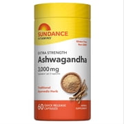 Ashwagandha Capsules 3000mg | 60 Count | with Black Pepper Extract | For Men and Women | by Sundance
