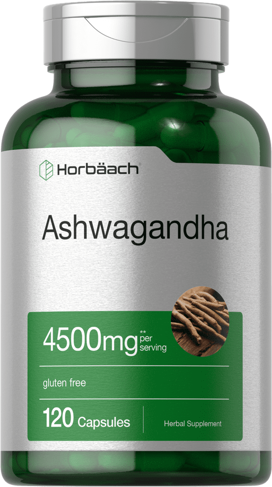 C&aacute;psulas de Ashwagandha | 4500 mg | 120 Conteo | por Horbaach