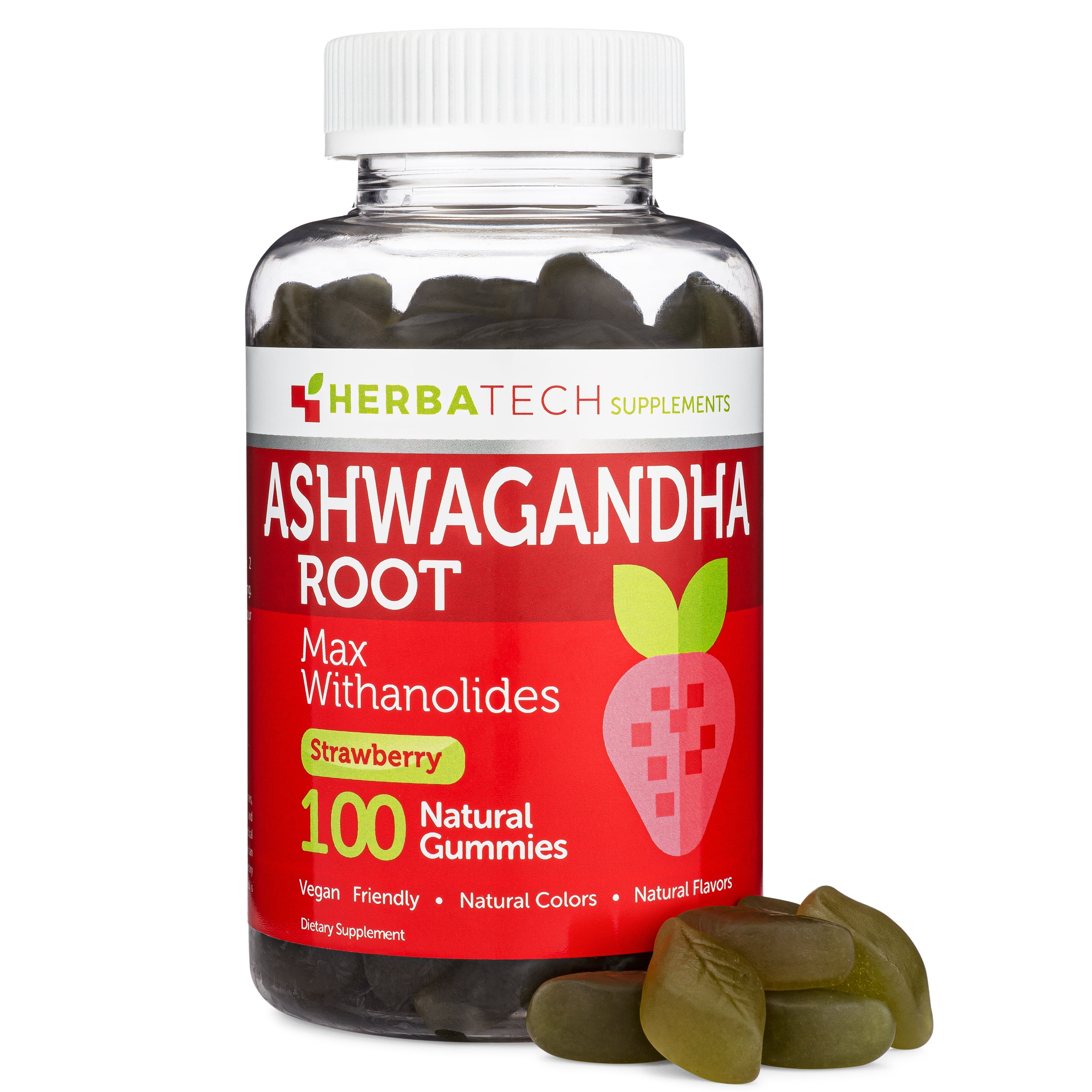 Ashwagandha Gummies for Men and Women Strongest 1,500mg Formula (100