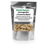 Ashwagandha Quick Release Capsules - High Potency All Natural, Vegetarian - Behalal Organics