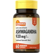 Ashwagandha Root 920mg | 60 Capsules | Super Concentrated | Traditional Ayurvedic Herb | by Sundance
