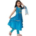 thumbnail image 1 of Ashwini Girls Salwar Suit With Neck Embroidery Work | Readymade Indian Kids Ethnic Salwar Suit, 1 of 3