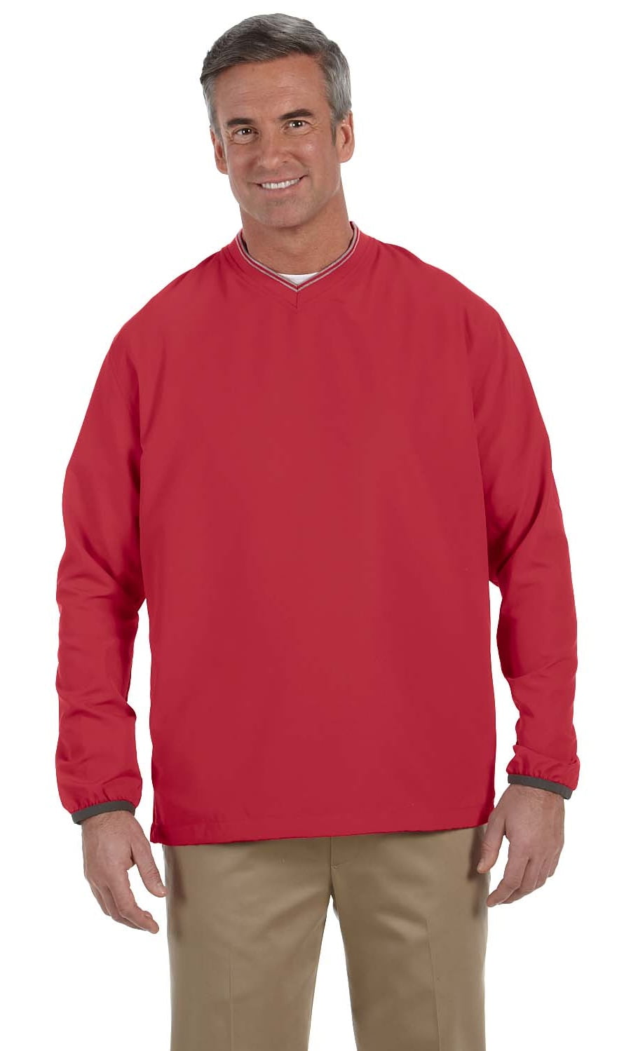Ashworth 5267 Windshirt Men s V Neck Wind Jacket Walmart