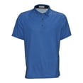 thumbnail image 1 of Ashworth Golf Men's Pinpoint Polo Shirt, Medium Cobalt Blue -, 1 of 2