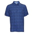 thumbnail image 1 of Ashworth Golf Men's Vineyard Polo Shirt, Medium Navy/Pacific Blue -, 1 of 2