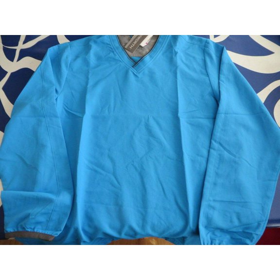 Ashworth golf Blue Windshirt Pullover Windbreaker Jacket