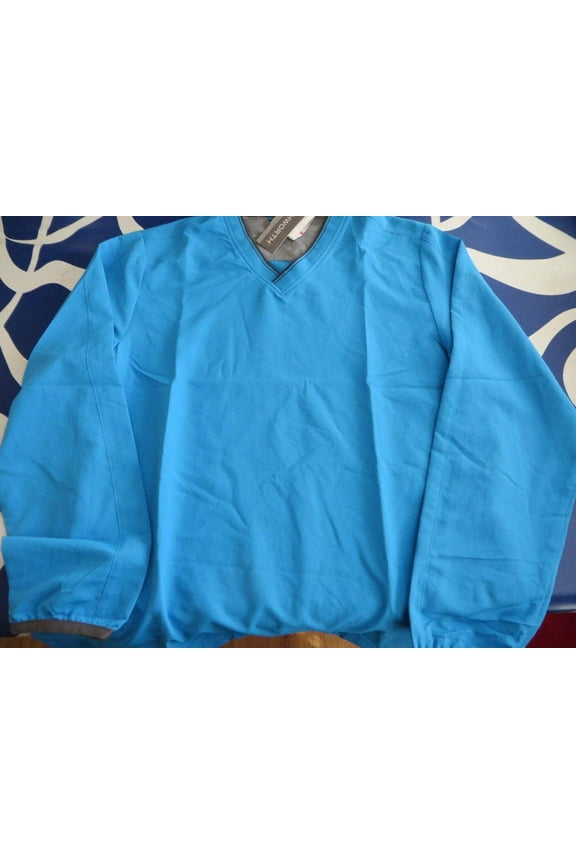 Ashworth golf Blue Windshirt Pullover Windbreaker Jacket