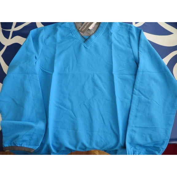 Ashworth golf Blue Windshirt Pullover Windbreaker Jacket