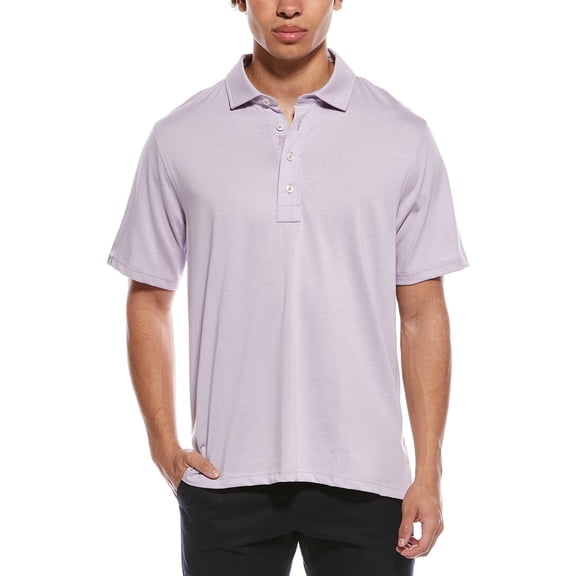 Ashworth mens  Byron Polo Shirt, m, Purple