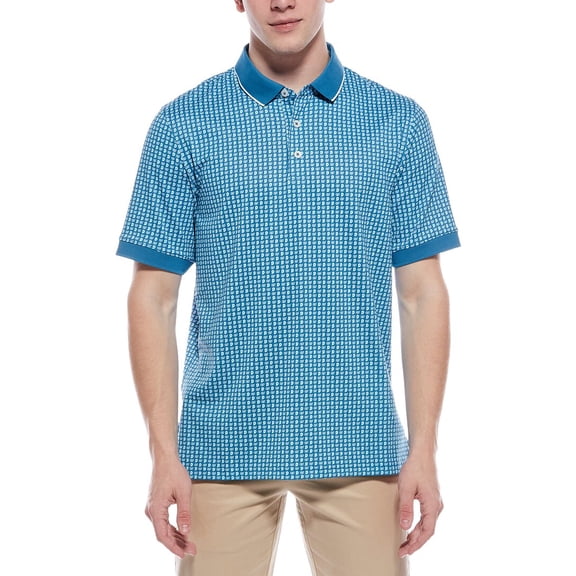 Ashworth mens  Micro Paisley Polo Shirt, s