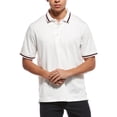 Ashworth mens The Original Innovation Interlock Polo Shirt, XL, White ...