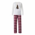 thumbnail image 1 of Ashyfjp Family Festive Pajama Set Christmas Themed Print Top with Matching Long Pants Pleasant Versatile Holiday Outfit, Size (S-3XL), 1 of 2