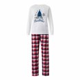 thumbnail image 1 of Ashyfjp Family Festive Pajama Set Christmas Themed Print Top with Matching Long Pants Pleasant Versatile Holiday Outfit, Size (S-3XL), 1 of 2