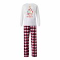 thumbnail image 1 of Ashyfjp Matching Family Xmas Pajamas Casual Holiday Motif Long Sleeve Set Pleasant Cozy Relaxed Home Clothes, Size (2Y-14Y), 1 of 2
