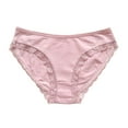 thumbnail image 1 of Ashyfjp Womens Bikini Panties with Lace Trim Leg Openings, Ribbed Low Rise Breathable Soft Comfortable Underwear, Size S-XL, 1 of 4