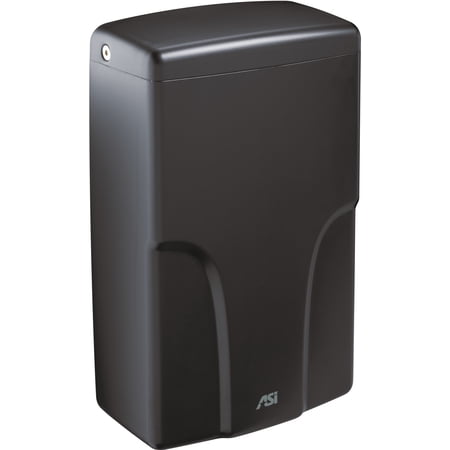 Asi 10-0196-1-41 Turbo-Pro 110-120V Surface Mounted Sensor Activated Hand Dryer - Black