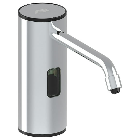 ASI-0334-B - Auto Soap Dispenser - Liquid - Battery/AC - Bright Stainless Steel - 50.7 oz. - Vanity Mounted