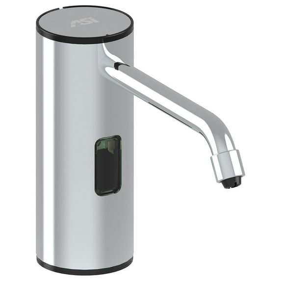 ASI-0334-B - Auto Soap Dispenser - Liquid - Battery/AC - Bright Stainless Steel - 50.7 oz. - Vanity Mounted