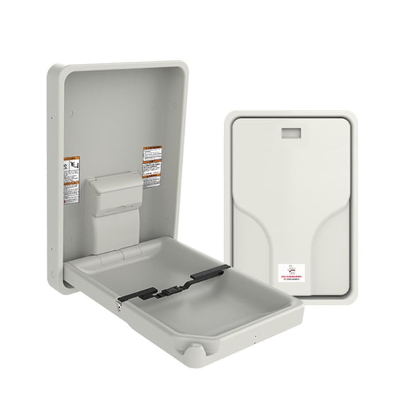 Asi 9015 Surface Mounted Vertical Baby Changing Station - Beige