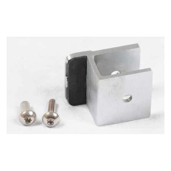 1-1/2" x 2" Outswing Door Stop and Keeper, Zamac