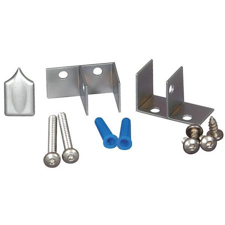 Asi Global Partitions Headrail,Aluminum,Brushed 40-8448100